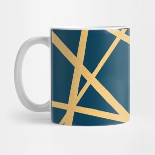 Golden Lines Mug